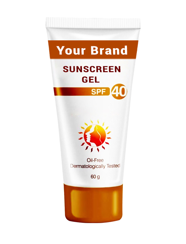 Oil free sunscreen top