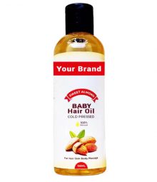 Private Label Almond Baby Hair Oil