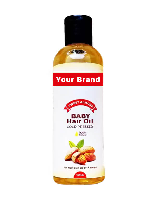 Private Label Almond Hair Oil Third Party Almond Hair Oil