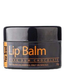 Private Label Dark Rum Chocolate Lip Balm