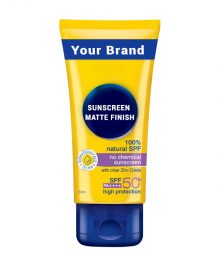 Private Label Sunscreen Matte Finish Manufacturer