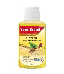 Private Label Clove Oil Spearmint Mouthwash