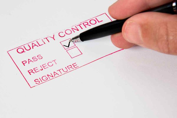 Ensure Quality Control