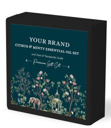 Private Label Citrus & Minty Essential Oil Set Manufacturer