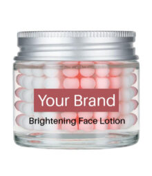 Private Label 3D Boba Capsule Brightening Face Lotion