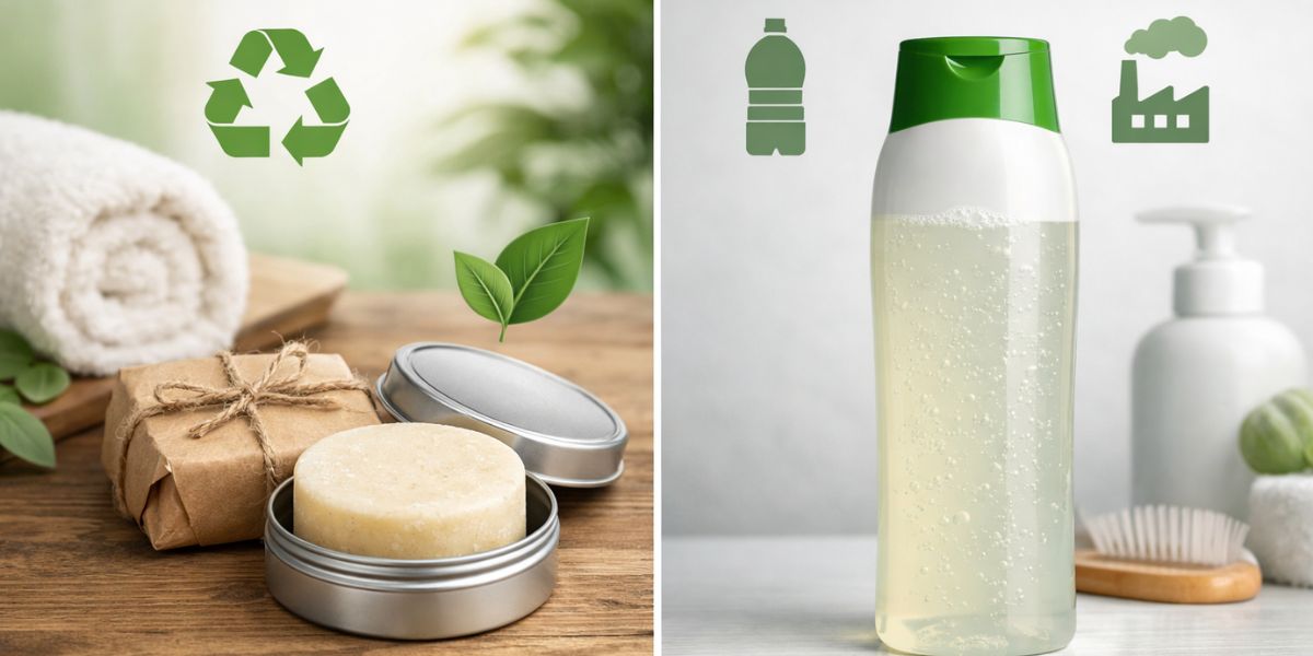 Shampoo Bars vs Liquid Shampoo