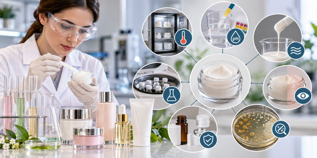 Parameters Are Checked During Cosmetic Stability Testing