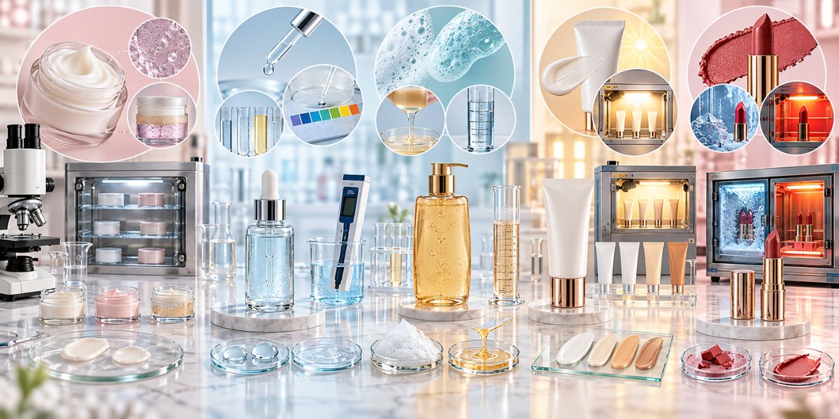 Testing Differs Across Cosmetic Categories